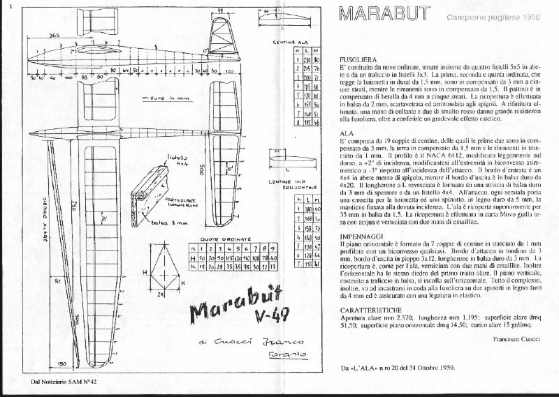 veleggiatore Marabut
